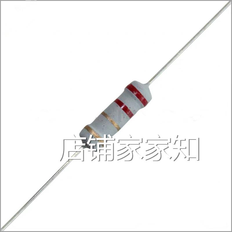 2.2R/2.2欧姆 碳膜电阻 1W 2W 3W 5W 红红金金 精度5% 四色环电阻