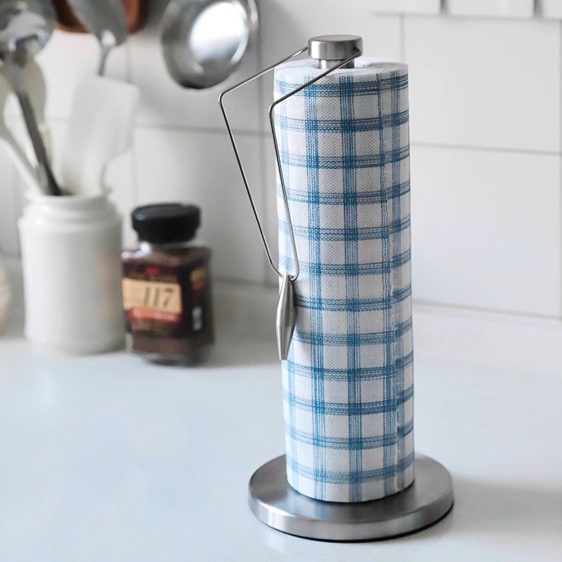 不锈钢厨房纸巾架懒人抹布架