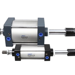 F100 150 200 300 双轴可调型标准气缸SCJ50X25 250