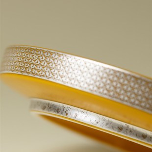 日作镀金银制伏龙手工制壶架家用功夫茶具L壶垫盖碗茶壶盘小干泡