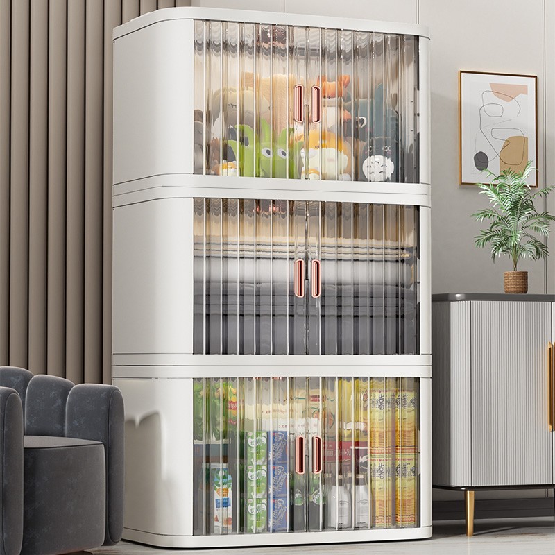 速发衣柜收纳柜衣服衣物折叠置物架简整家用卧室储理神器免安装易