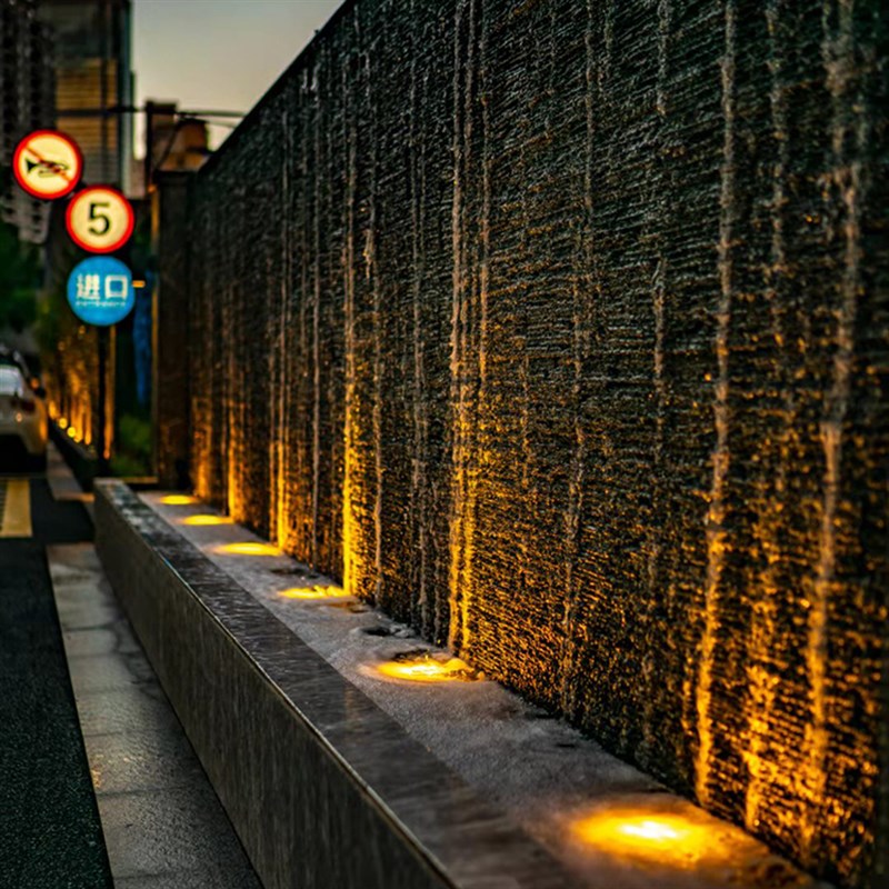 速发水幕墙钢水不锈流出水口流水槽庭院石料瀑布形屏水墙水幕鸭嘴