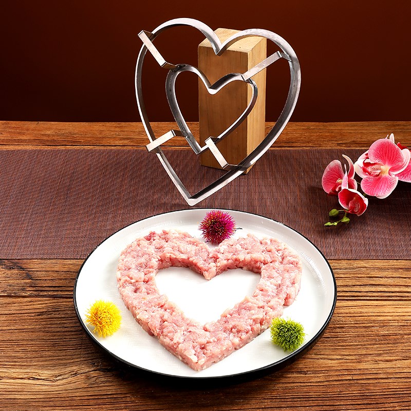 速发不锈钢姿形菜具酒店厨房模品肉泥模具冷菜盘式造型创意圆造模