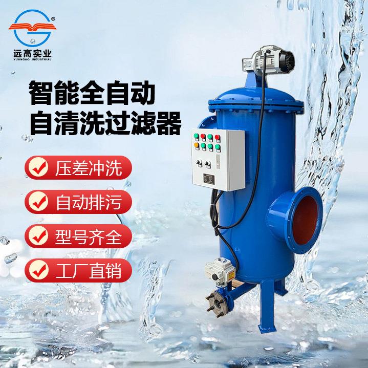 反冲洗自清洗过滤工业循环水处自动器反冲洗过滤自动器刷式过滤排