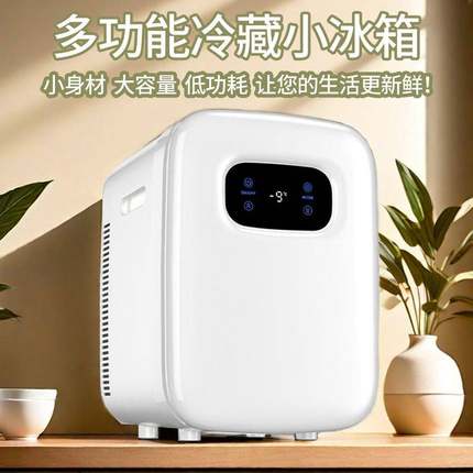 单人车载迷你小冰箱小型家用办公室新款出租屋一便携宿舍冷藏