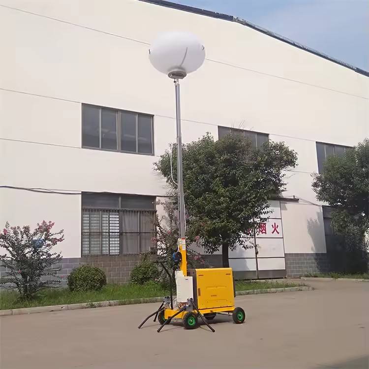 推车式手摇升降移动照明车汽油柴油发电抢险防汛救灾道路施工灯塔