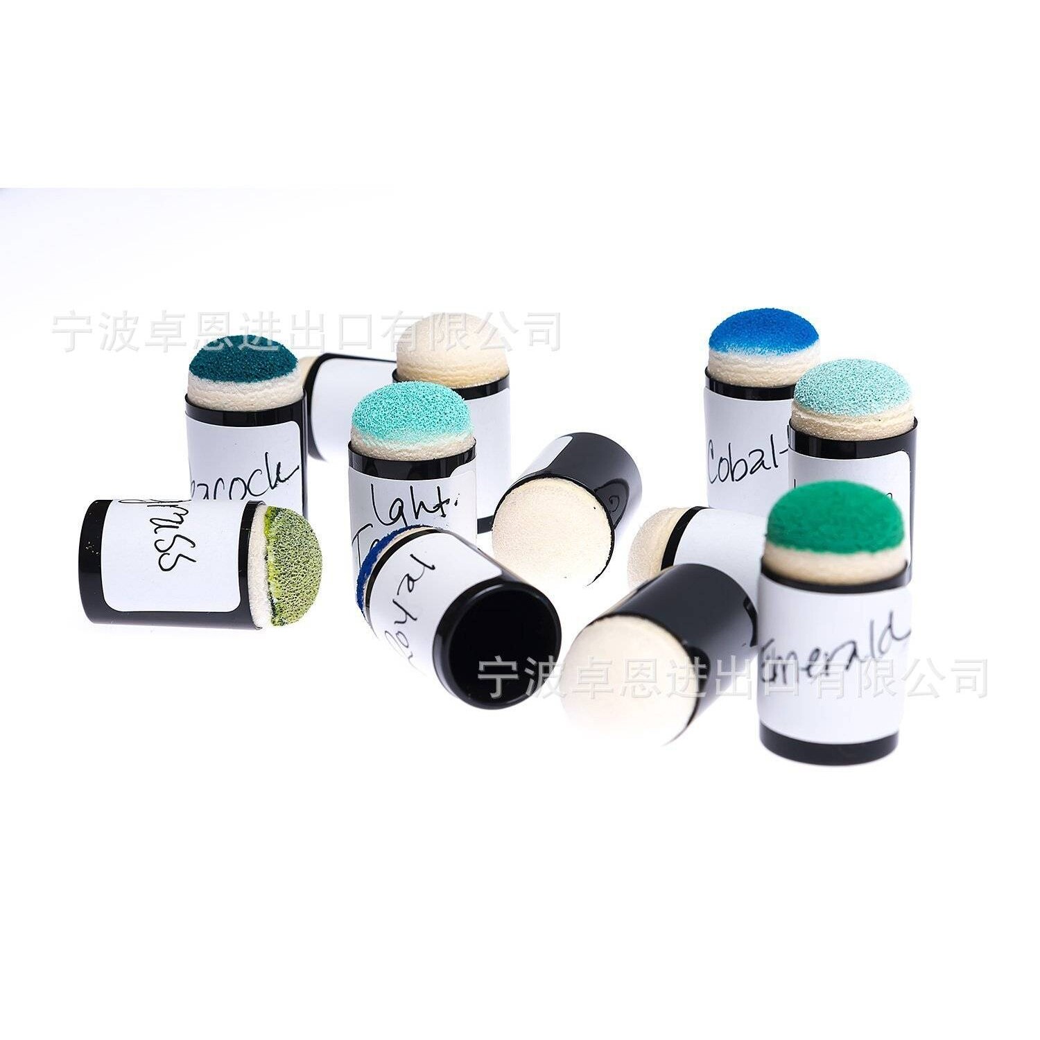 手指画画海绵 40个一盒  儿童指套海绵 Finger Sponge Dauber Fig