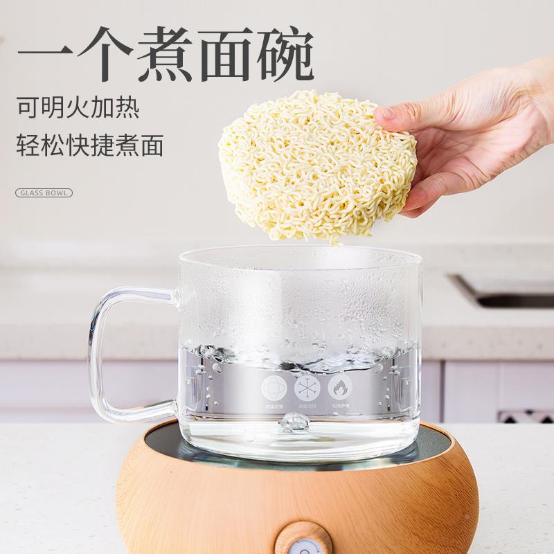 玻璃碗号家用水果拉碗大耐热汤碗OBR创意禄餐具蒸蛋碗一人拉面沙