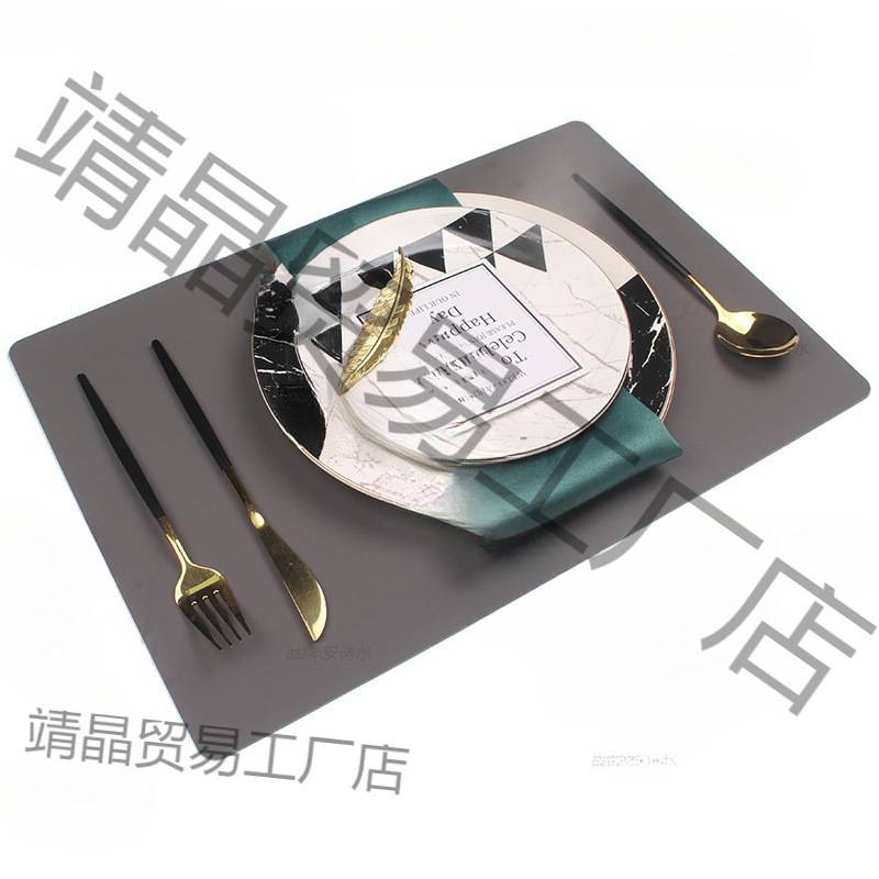 现代简约轻奢样板房间餐桌摆台餐具套装 售楼部摆件家具卖场摆盘