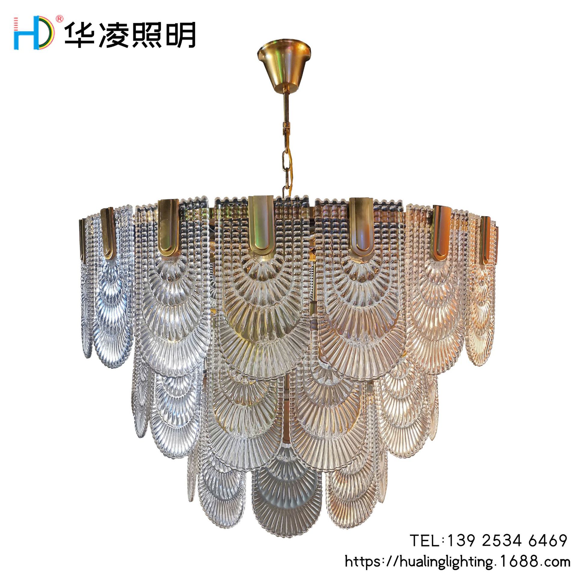 后现代轻奢水晶吊灯客厅灯具