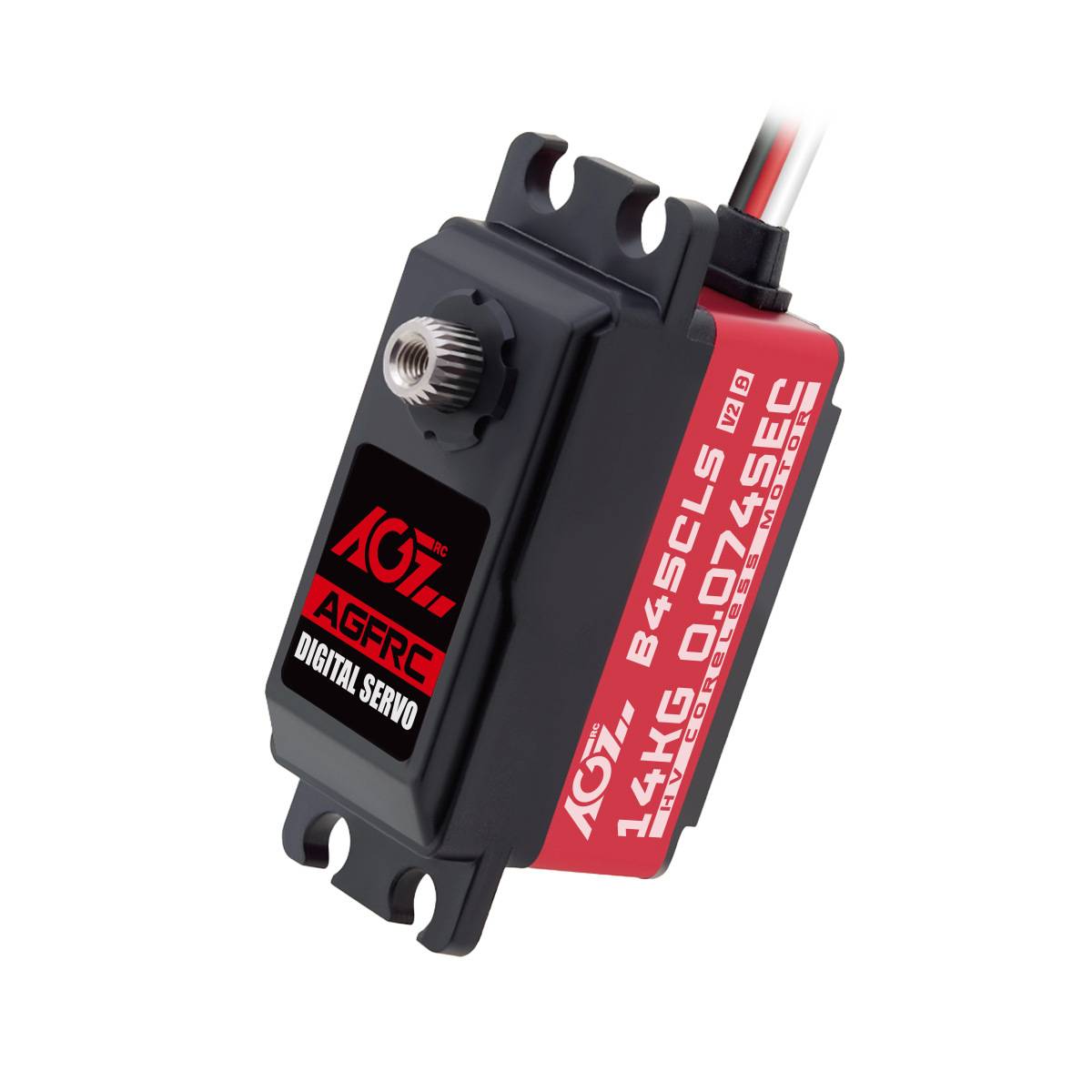 AGF奥广飞 B45CLS 舵机 空心杯马达12公斤扭力高速车模用金属齿