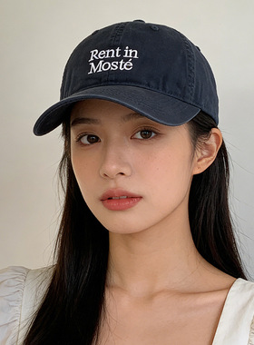 春野森川｜韩版时尚字母刺绣棒球帽子女2026春季新款加大加深宽檐