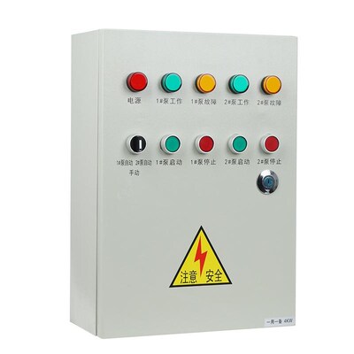 一控二水泵控制箱一用一备自动液位浮球G380v潜水排污泵控制柜包