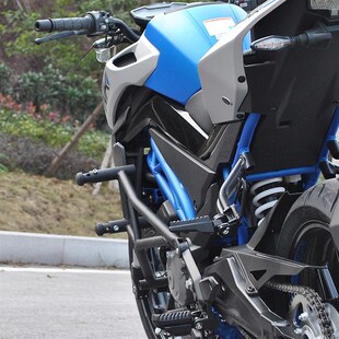 适用于春风nk250保险杆250nk前竞技H杠改装配件加粗弹簧防摔杠护