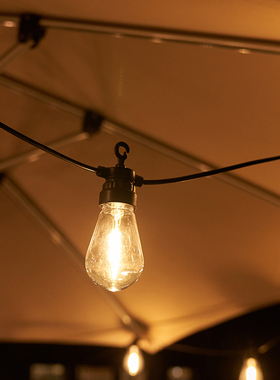 太阳能G40圆球大灯泡灯串彩灯闪灯露营庭K院阳台户外家用装饰防水