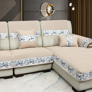 皮沙发专用沙f发垫防滑坐垫四季通用轻奢现代高端沙发套罩2023新