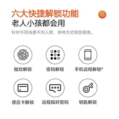 半导体指纹锁家用防盗门公寓民宿密码锁酒店门锁磁卡感应锁IC卡锁
