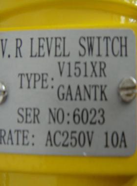 VR  LEVEL SWICH  V151XR  GAANTK 压力液位传感器 开关咨询