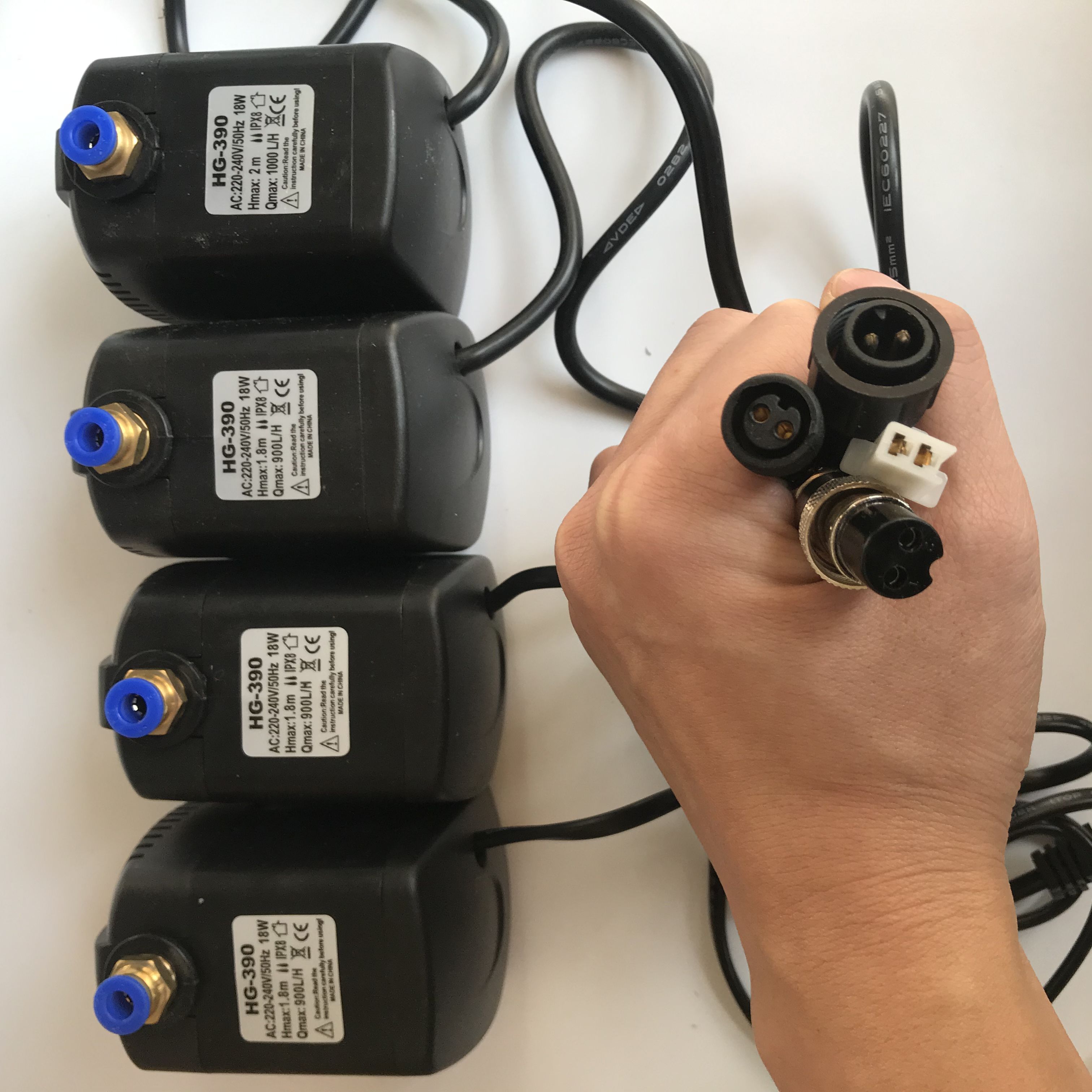 工业喷雾风扇水泵 型号HG-390雾化喷水雾MISTFAN低位保护潜水泵