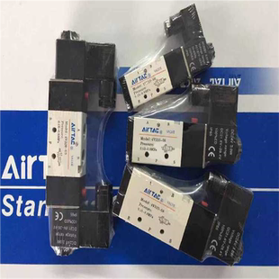 DC24V 亚德客 二位五通电磁阀 4V110 AirTAC原装