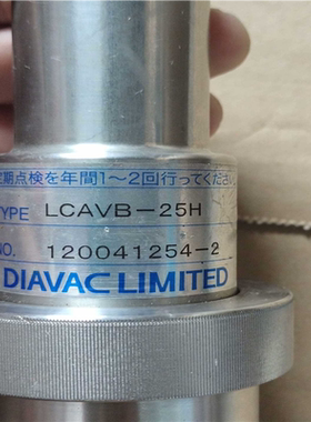 【顺庆】DIAVAC真空阀LCAV-25，成色很好如图所示实拍，拆机【议