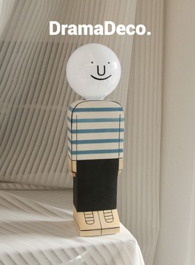 dramadeco/原创手工陶瓷灯创意装饰灯床头灯高颜值生日礼物伴手礼