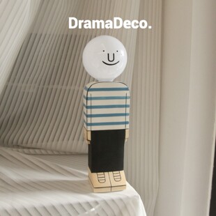 dramadeco/原创手工陶瓷灯创意装饰灯床头灯高颜值生日礼物伴手礼