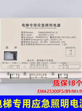 奥的斯sweet江南快速EMA25300F5 B9 M1M2 M3电梯专用应急照明电源
