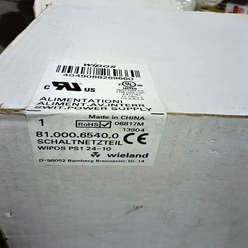 议~Wieland电源，德国威琅开关电源:WIPOS PS1 2
