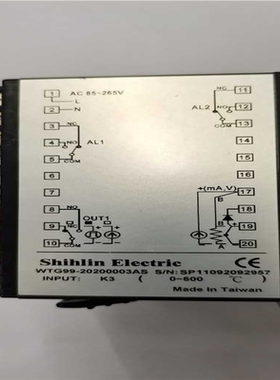 WT909-202000002AS台湾士林WTG99-202000002AS温控器 WTG99 WT909