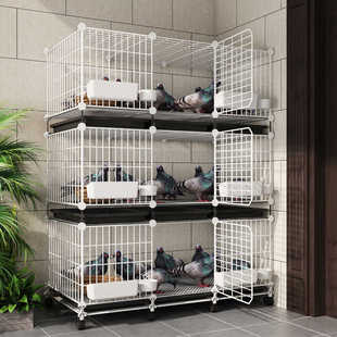 鸽子笼家用铁艺特大号养鸽子专用笼巢箱柯尔鸭养殖配对笼鸽舍鸽笼