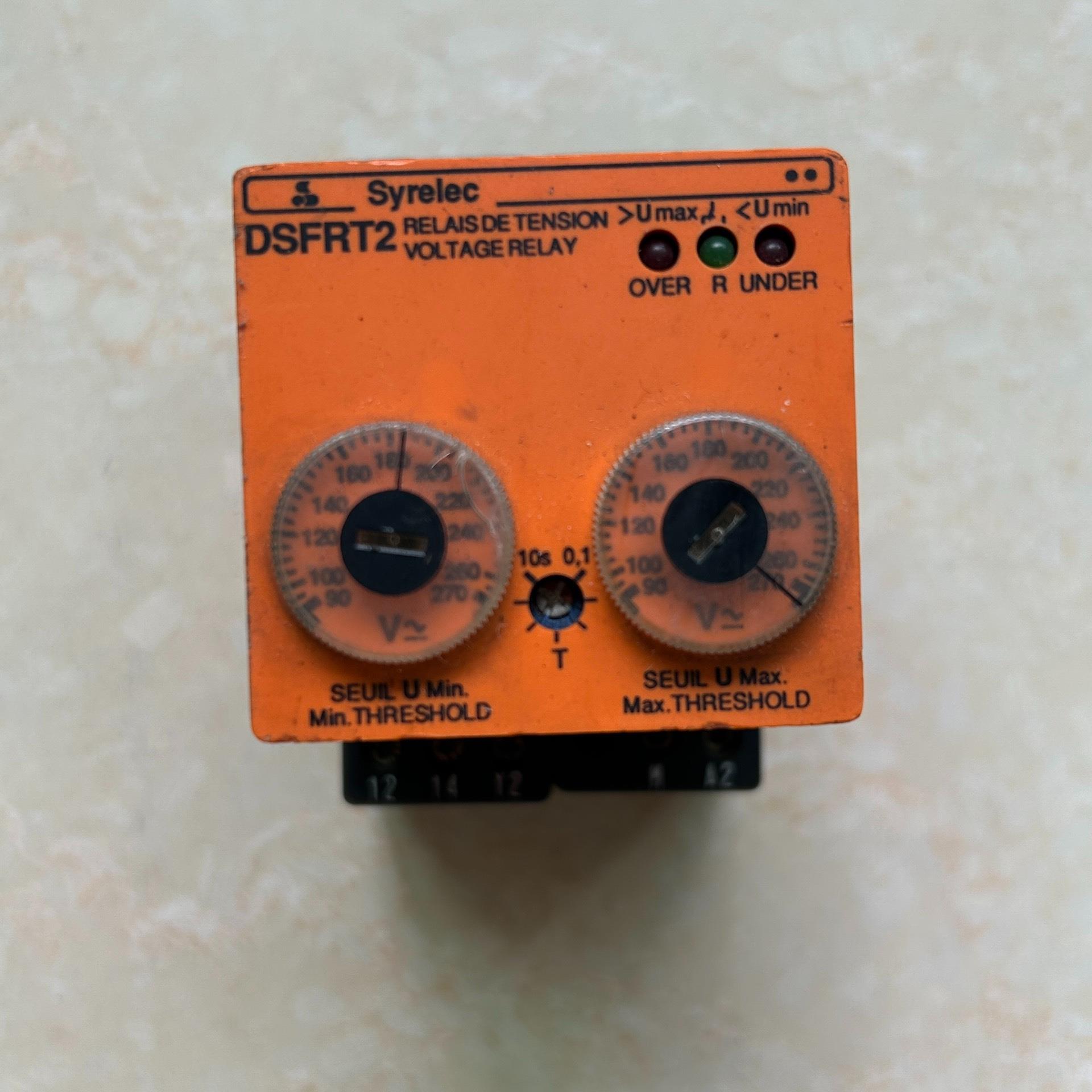 议价~法国Syrelec DSFRT2 90-270v上下速度继电