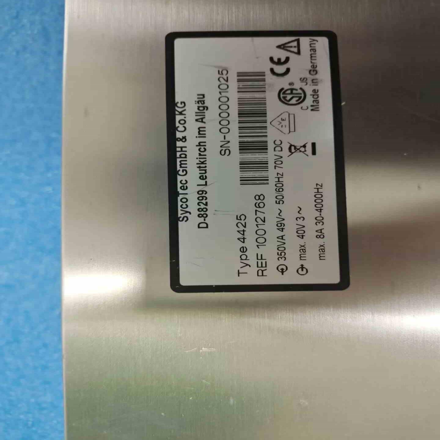 Type 4425 SN-OOOOO1O25 议价议价