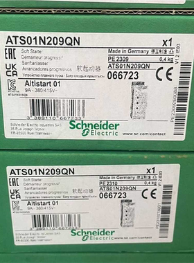 ATS01N209QN施耐德软启动器质保一年议价