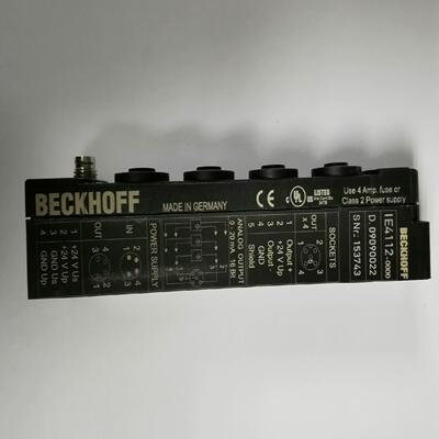 倍福BECKHOFF模块IE4112-0000，一手拆机，功（耶耶电子）