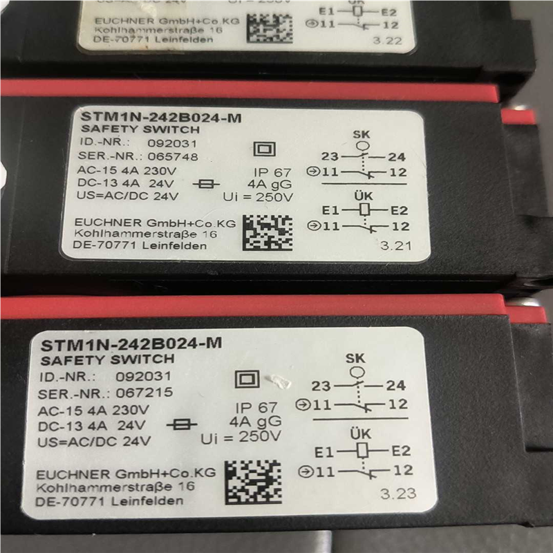【顺庆】安士能方形门锁开关STM1N-242B024-M，【议价】