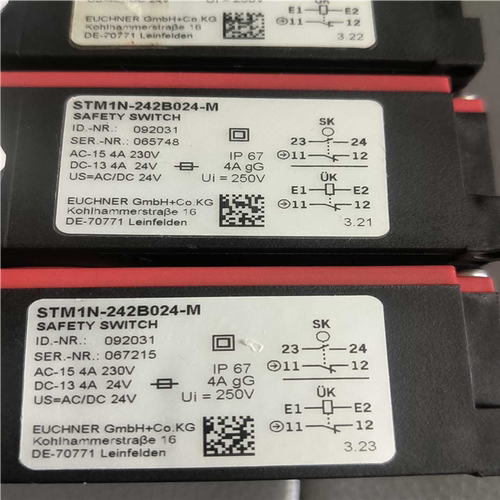 (议价)安士能方形门锁开关STM1N-242B024-M，