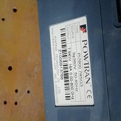 【汇生】普传变频器PI7600-7R5G3 ，7.5kw，拆机无修功【议价】