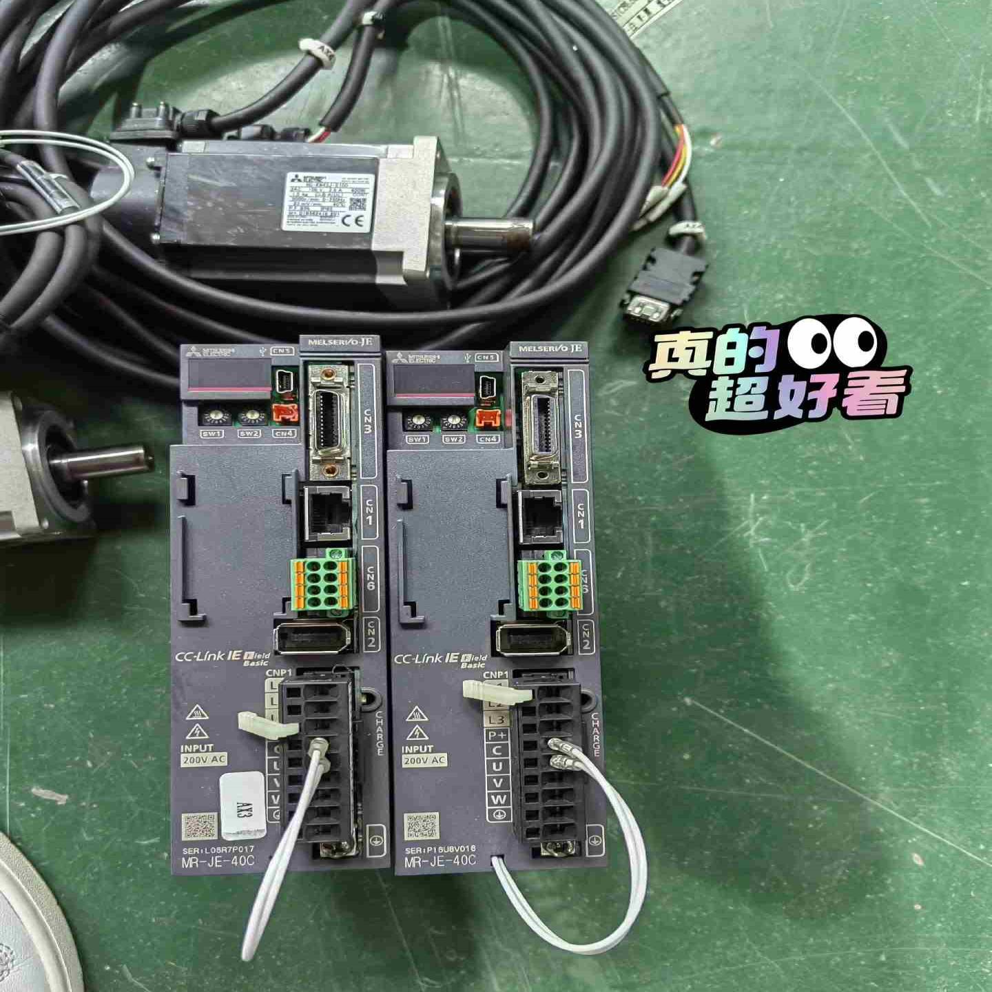 三菱伺服电机400WMR-JE-40CHG-KN43B议价