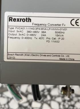 议~力士乐变频器FVCA01.1-11K0-3P4-MNA-LP