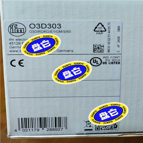 IFM易福门3D传感器O3D303 报价为准实单（基数电子）
