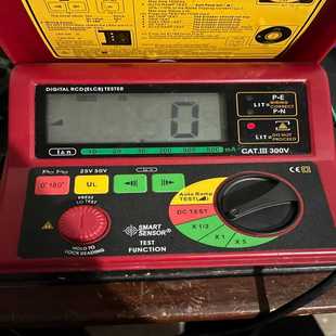 希玛AR5406漏电开关测试仪数字漏电保护器线路漏电检测仪 耶