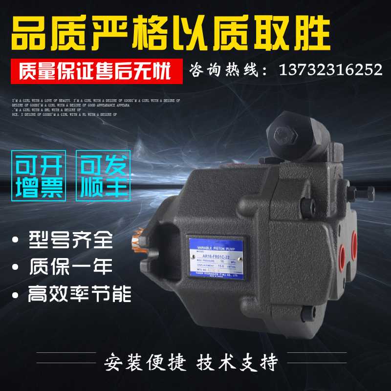台湾油研AR22-FR01C-22 ，AR16-FR01B-22YUKEN柱塞泵~议价