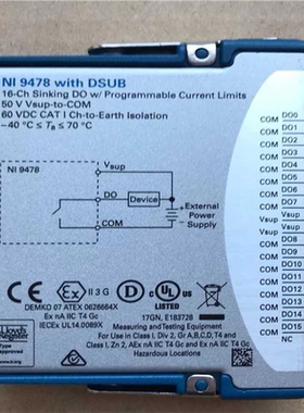 NI 9478模块 779940-01 16通道50μs ，~议价
