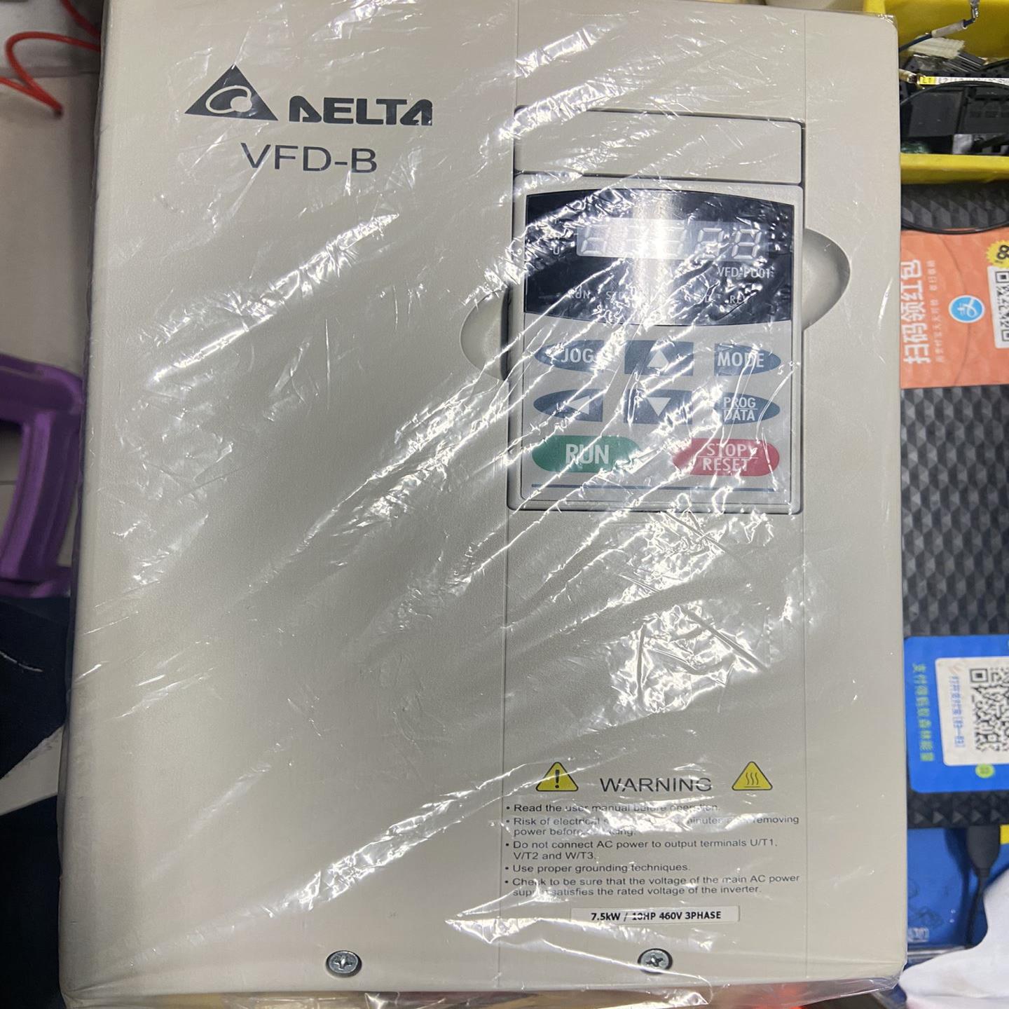 充新台达变频器VFD075B43A，380V/7.5kw，实议价