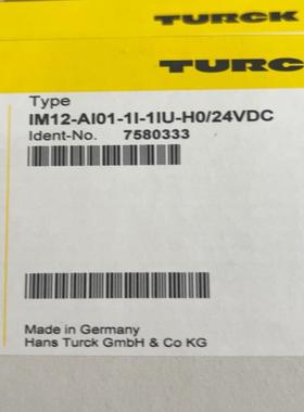 图尔克隔离安全栅IM12-AI01-1I-1IU-H024议价