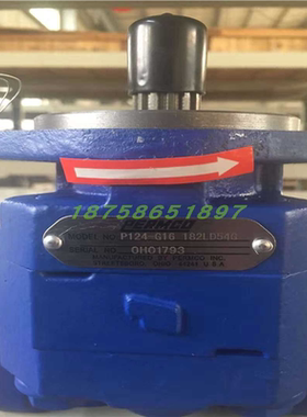 天津PERMCO泊姆克齿轮泵P124A035A02A10-54油泵P124-G16/182LD54G
