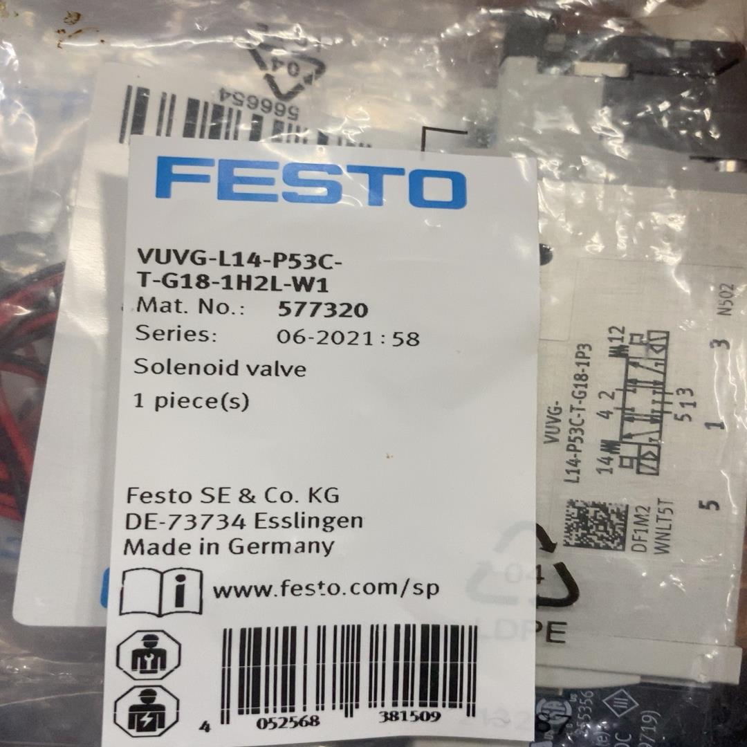 FESTO 电磁阀VUVG-L14-P53C-T-G18-1（基数电子）