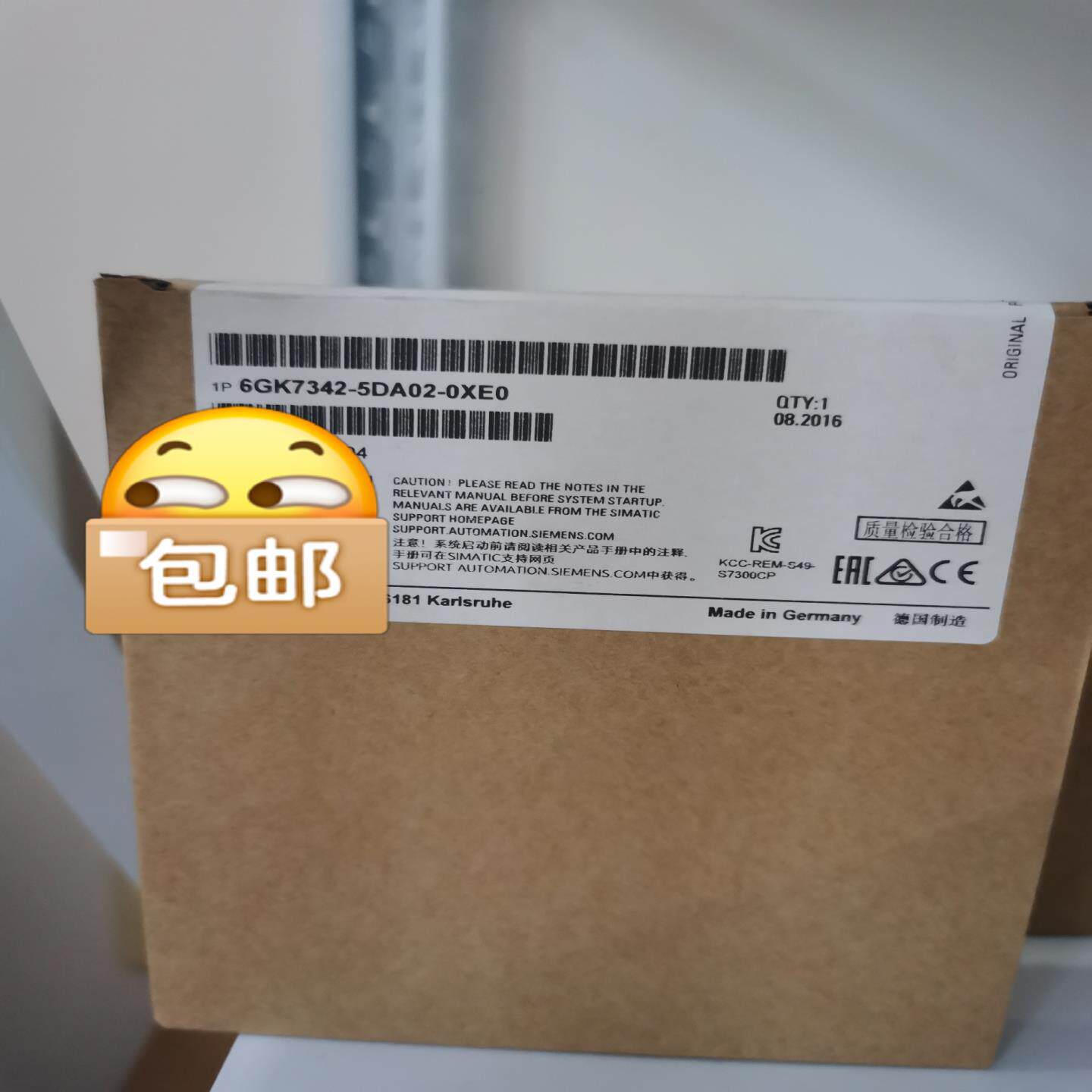 未开封6GK7342-5DA02-0XE0产品质保一年(崽崽配件）