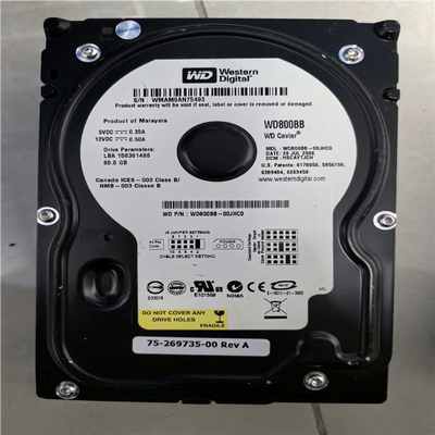 议价~Western digital wd800bb-00jhc0